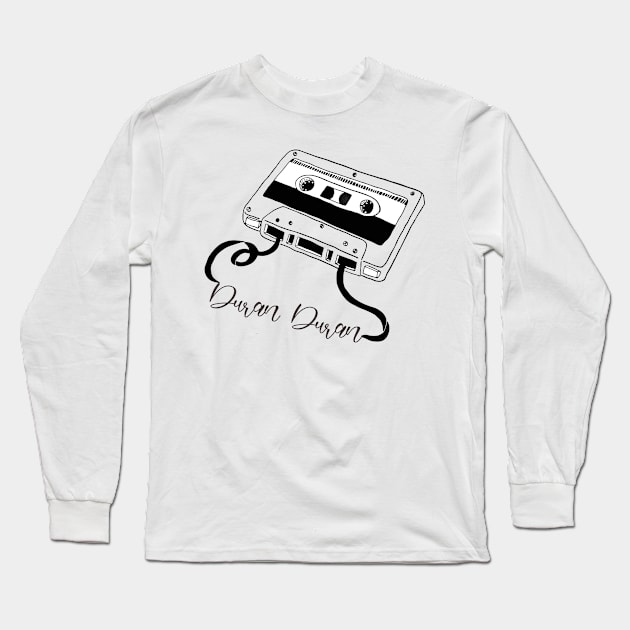 Duran duran - Limitied Cassette Long Sleeve T-Shirt by blooddragonbest